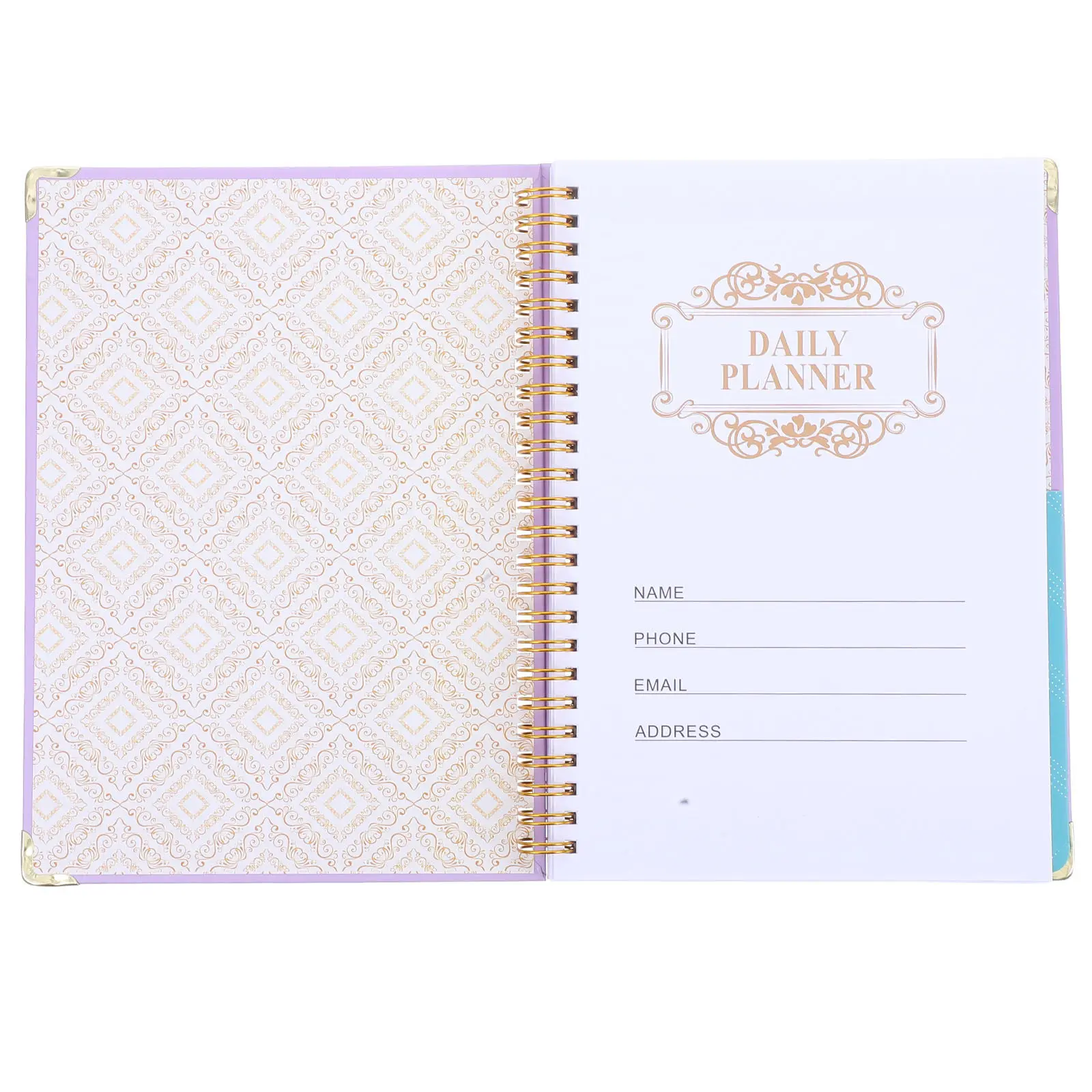 A5 Undated Daily Planner Notebook Sleek Solid Cover Small Spiral Binding Portable Writing Journal Lined Notebook for Work School
A5 Undated Daily Planner Notebook Sleek Solid Cover Small Spiral Binding Portable Writing Journal Lined Notebook for Work School