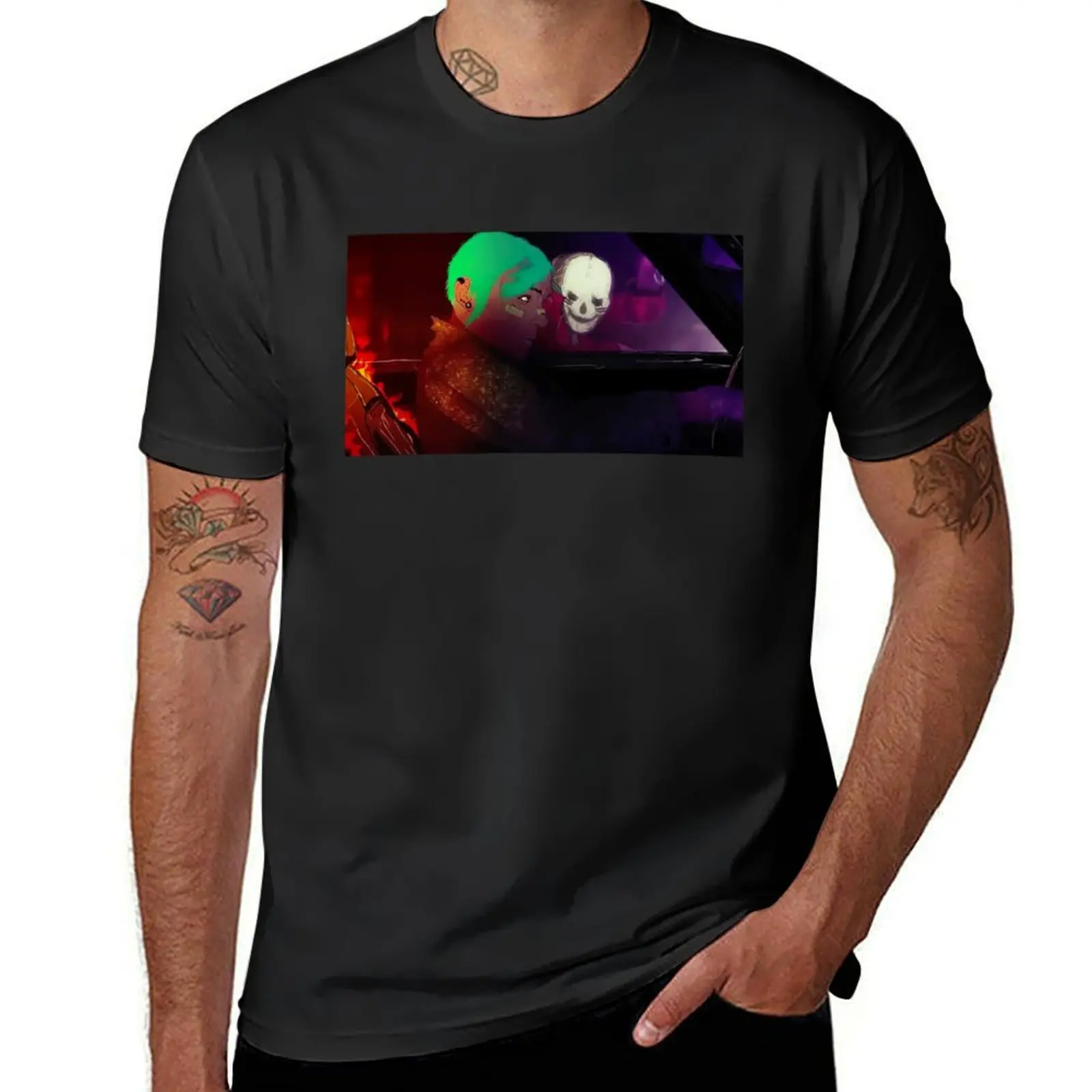 Queens of the stone age colorful animated Poster qotsa Sticker T-Shirt new edition graphics men graphic t shirts
Queens of the stone age colorful animated Poster qotsa Sticker T-Shirt new edition graphics men graphic t shirts