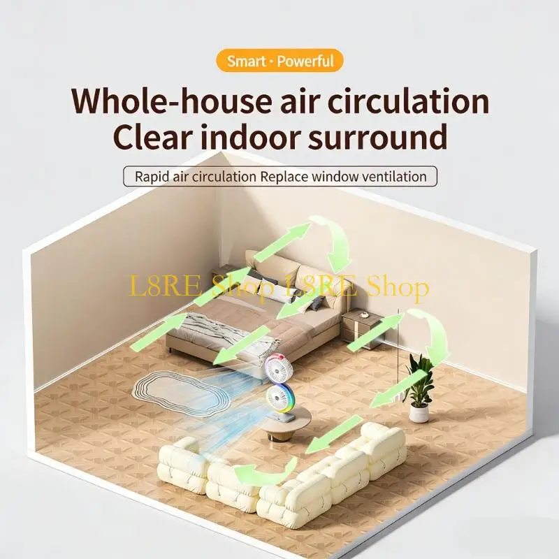 L8RE Modern Two Direction Air Device With Background Display Lighting Type C Charging Port For Indoor sectors
L8RE Modern Two Direction Air Device With Background Display Lighting Type C Charging Port For Indoor sectors