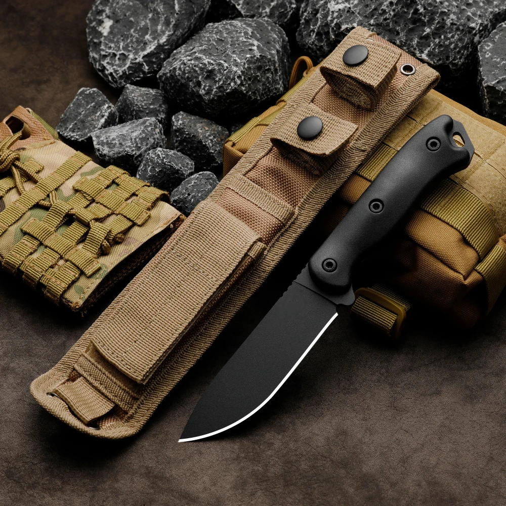 BK16 fixed-blade wilderness self-defense and survival knife, camping straight knife, fruit knife and hunting knife
BK16 fixed-blade wilderness self-defense and survival knife, camping straight knife, fruit knife and hunting knife