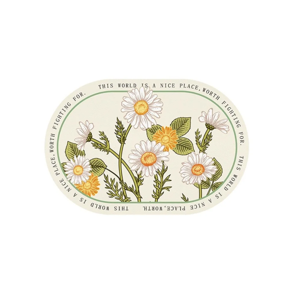 New Elliptical Floral Placemats Leather Waterproof Dining Pads Heat-Resistant Non-Slip Place Mats Coaster Decor
New Elliptical Floral Placemats Leather Waterproof Dining Pads Heat-Resistant Non-Slip Place Mats Coaster Decor