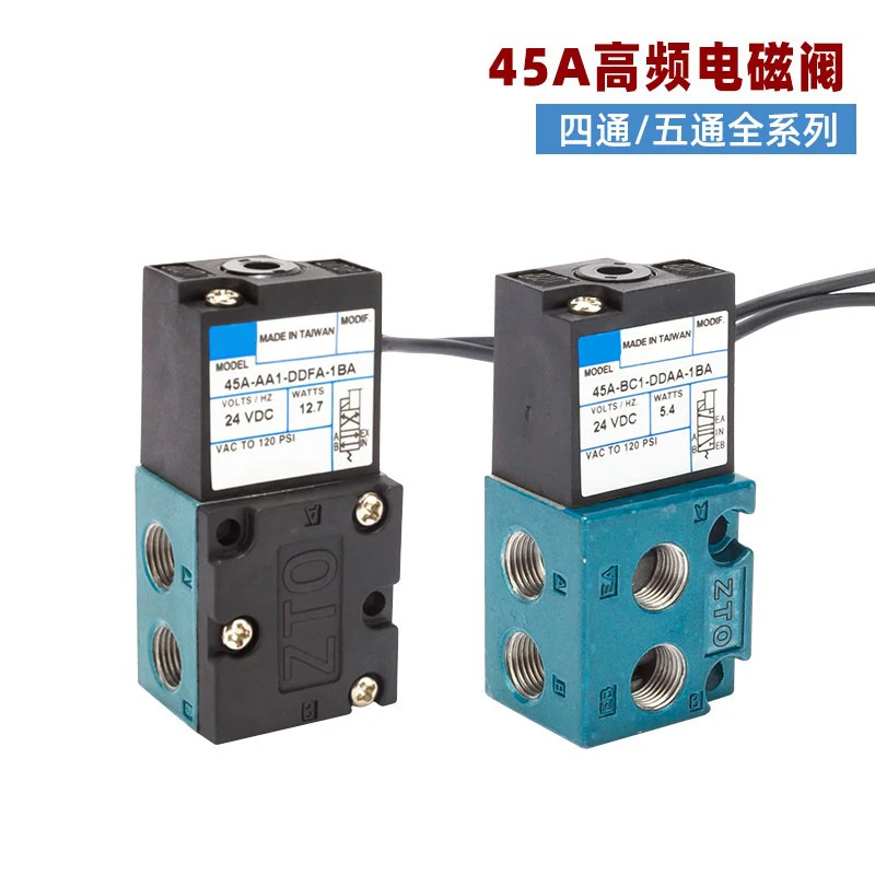 45A 4 Way 5 Way High Frequency Solenoid Valve 45A-AA1-DDAA-1BA/DDFA/DDBA/DDAA MAC 45A-AC1-DDAA Marking Dispensing Machine Valve
45A 4 Way 5 Way High Frequency Solenoid Valve 45A-AA1-DDAA-1BA/DDFA/DDBA/DDAA MAC 45A-AC1-DDAA Marking Dispensing Machine Valve