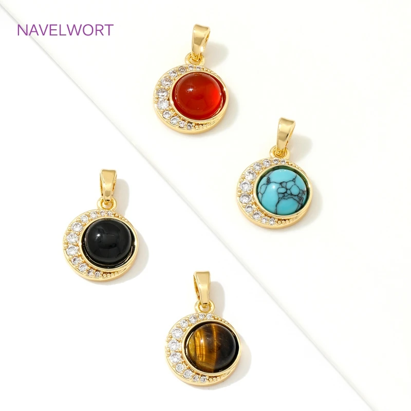 Wholesale Charms For Jewelry 18K Gold Plated Brass with Zircon Charms Pendant For Jewelry Making DIY Necklace Accessories
Wholesale Charms For Jewelry 18K Gold Plated Brass with Zircon Charms Pendant For Jewelry Making DIY Necklace Accessories