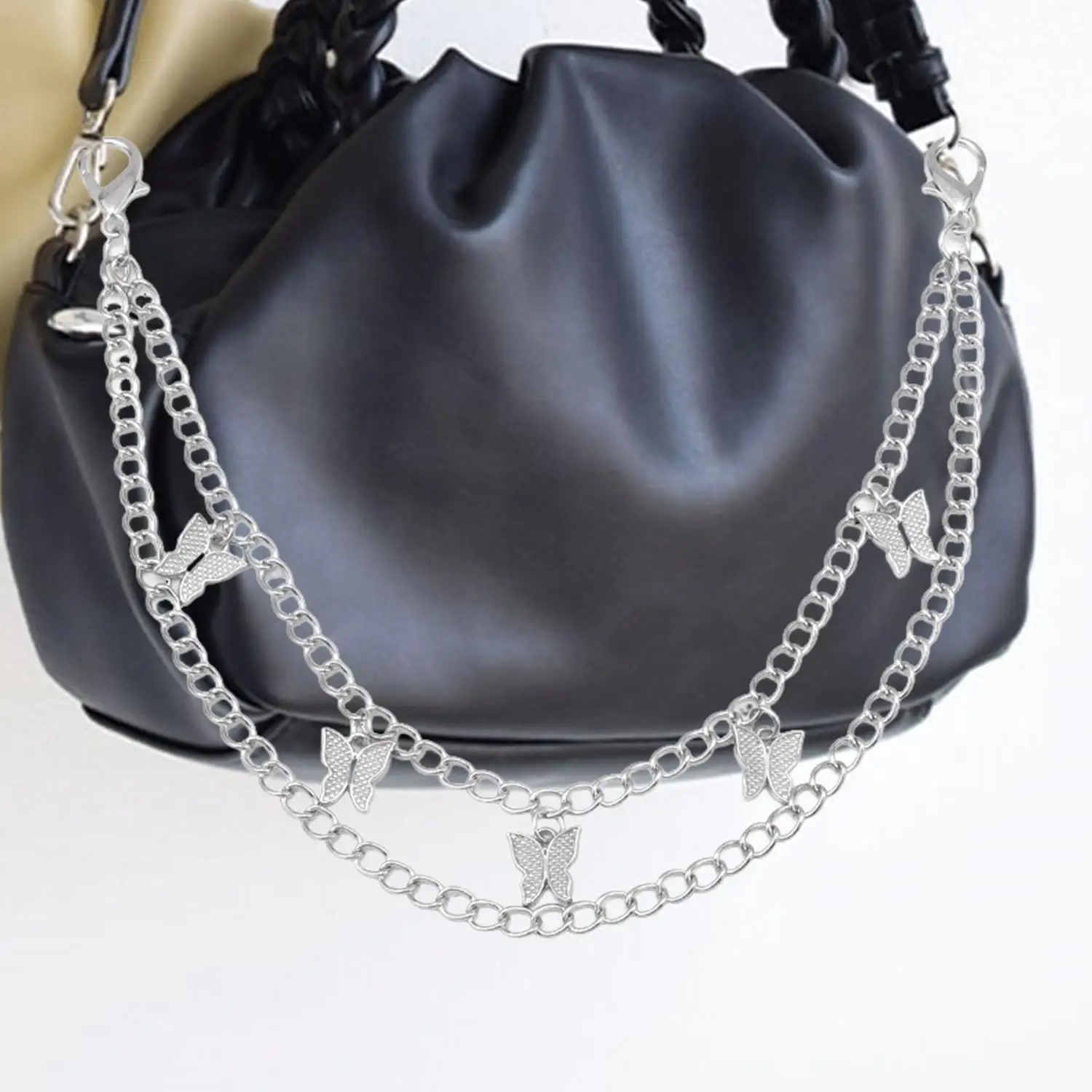 Multi-layer Bag Chain Clothes Pants Chains Personality Fashion Pendant with Lobster Buckle DIY Pendant Decoration
Multi-layer Bag Chain Clothes Pants Chains Personality Fashion Pendant with Lobster Buckle DIY Pendant Decoration