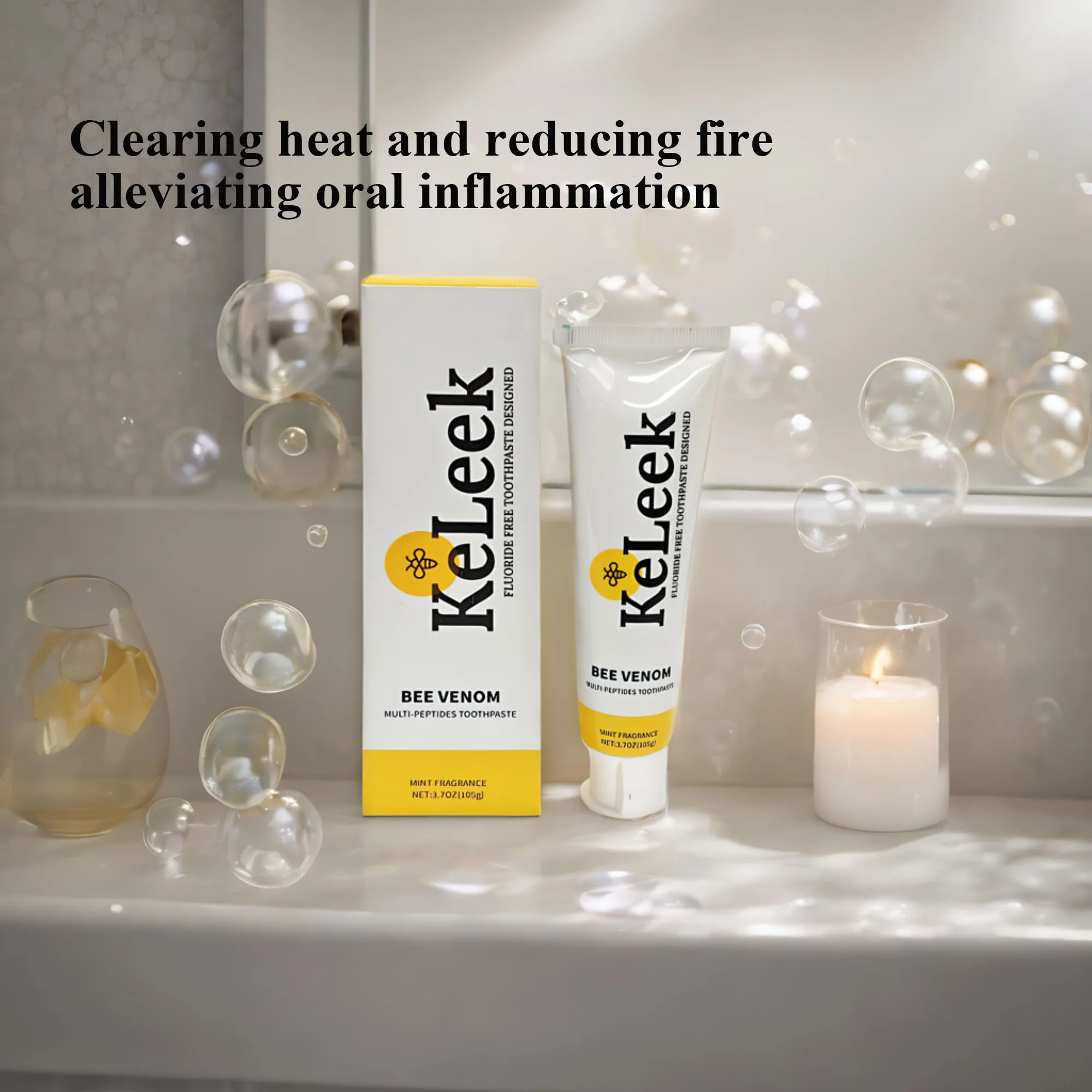 Toothpaste Bee Venom Multi Peptides Bleeding Gums Gingivitis Treatment Repair Sensitive Teeth Mouth Sores 12 Hours Breath Fresh
Toothpaste Bee Venom Multi Peptides Bleeding Gums Gingivitis Treatment Repair Sensitive Teeth Mouth Sores 12 Hours Breath Fresh