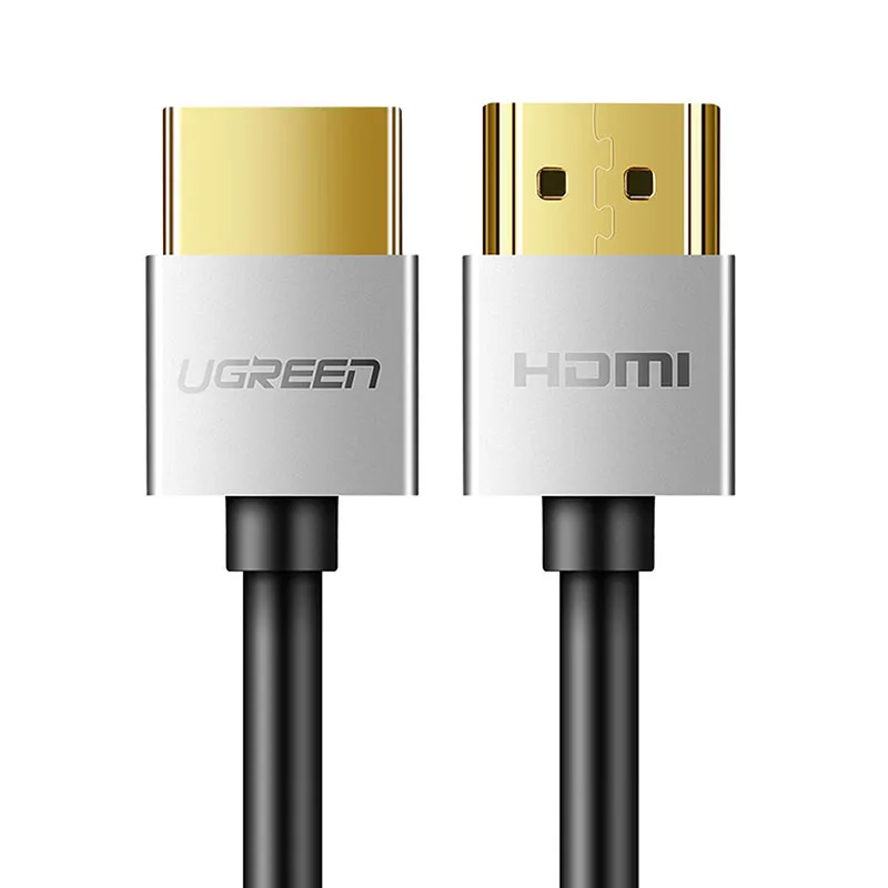 UGREEN 30476 HDMI 2.0 Cable 1M 4K 3D High Speed HDMI Wire Silver White Digital Audio Video Cord for Laptop TV Monitor Projector
UGREEN 30476 HDMI 2.0 Cable 1M 4K 3D High Speed HDMI Wire Silver White Digital Audio Video Cord for Laptop TV Monitor Projector