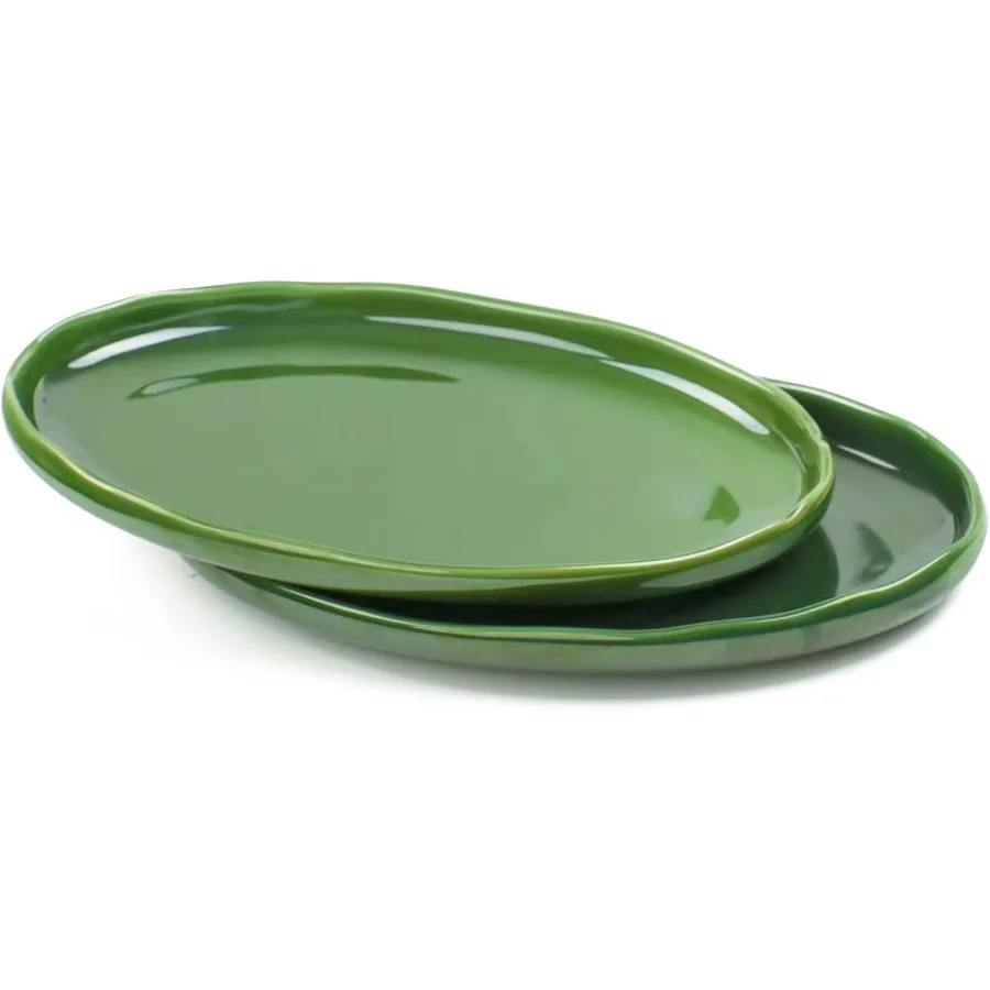 Очень большой овальный керамический поднос для сервировки, 14,5-дюймовый фарфоровый набор обеденных тарелок для вечеринки, ресторана, презентации еды, идеально подходит
Очень большой овальный керамический поднос для сервировки, 14,5-дюймовый фарфоровый набор обеденных тарелок для вечеринки, ресторана, презентации еды, идеально подходит