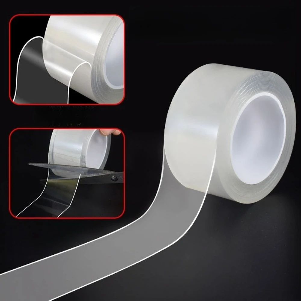 Acrylic Thickened Single-sided Nano Tape Strong High Viscosity No Trace Toilet Bathroom Kitchen Sealant Anti-collision Tape 
Acrylic Thickened Single-sided Nano Tape Strong High Viscosity No Trace Toilet Bathroom Kitchen Sealant Anti-collision Tape