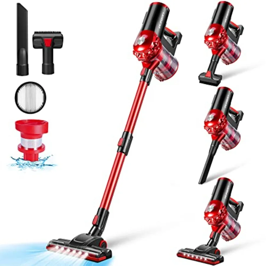 A200 Cordless Vacuum Cleaner, Stick Vacuum with Powerful Suction, 38 Mins Runtime, Rechargeable Battery, HEPA Filter, Portable
A200 Cordless Vacuum Cleaner, Stick Vacuum with Powerful Suction, 38 Mins Runtime, Rechargeable Battery, HEPA Filter, Portable