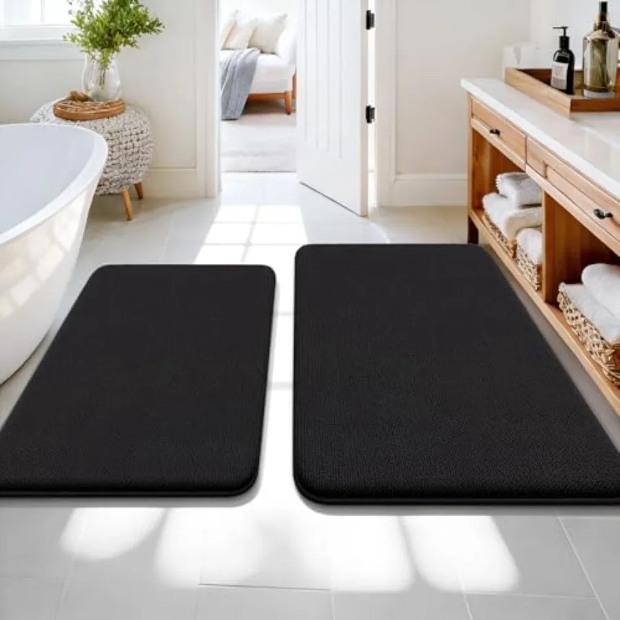 Bathroom Rugs Sets 2 Piece Soft Absorbent Memory Foam Bath Rug Set Non-Slip Quick Dry Machine Washable Bath Mats for Bathroom H
Bathroom Rugs Sets 2 Piece Soft Absorbent Memory Foam Bath Rug Set Non-Slip Quick Dry Machine Washable Bath Mats for Bathroom H