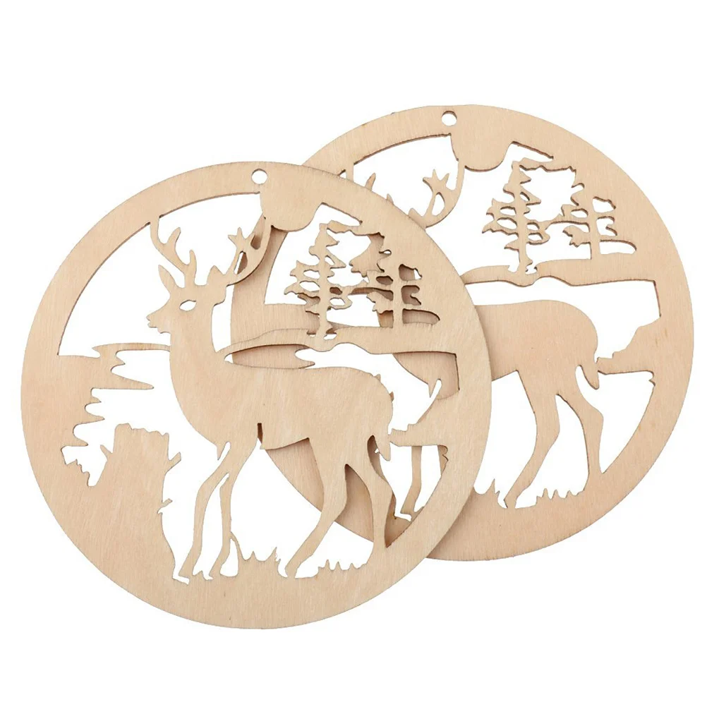 5Pcs Christmas Round Wooden Deer Hanging Decorations Handmade Hollow Deer Ornament for Wall Party Decor Hanging Ornament
5Pcs Christmas Round Wooden Deer Hanging Decorations Handmade Hollow Deer Ornament for Wall Party Decor Hanging Ornament
