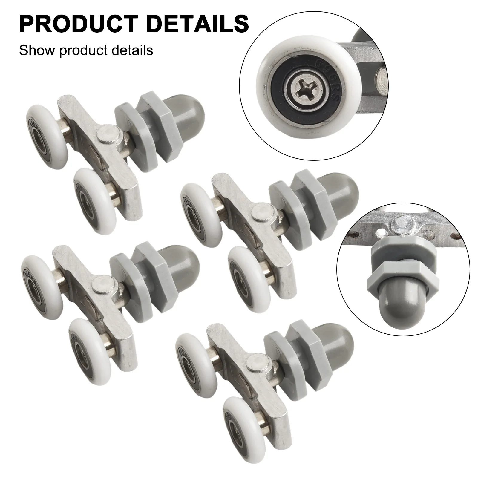 Wheels Shower Door Rollers Sliders Smooth Tool Twin Bottom Wear-Resistant 19/23/25/27mm Dia Household Low-Noise
Wheels Shower Door Rollers Sliders Smooth Tool Twin Bottom Wear-Resistant 19/23/25/27mm Dia Household Low-Noise