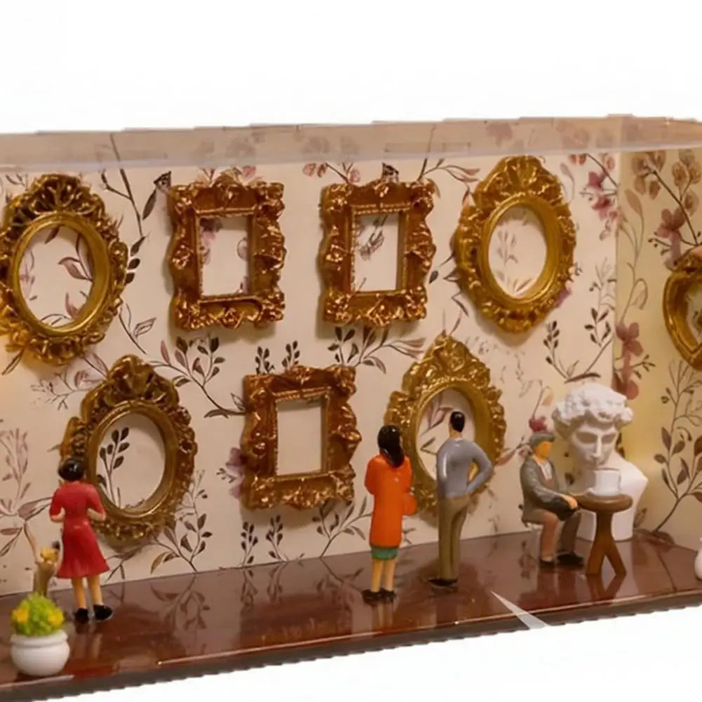 DIY Mini Figurine Display Case Frame Kit with 9 Gold Frames 5 Figurines Display Case Frame for Anniversary Wedding Birthday
DIY Mini Figurine Display Case Frame Kit with 9 Gold Frames 5 Figurines Display Case Frame for Anniversary Wedding Birthday