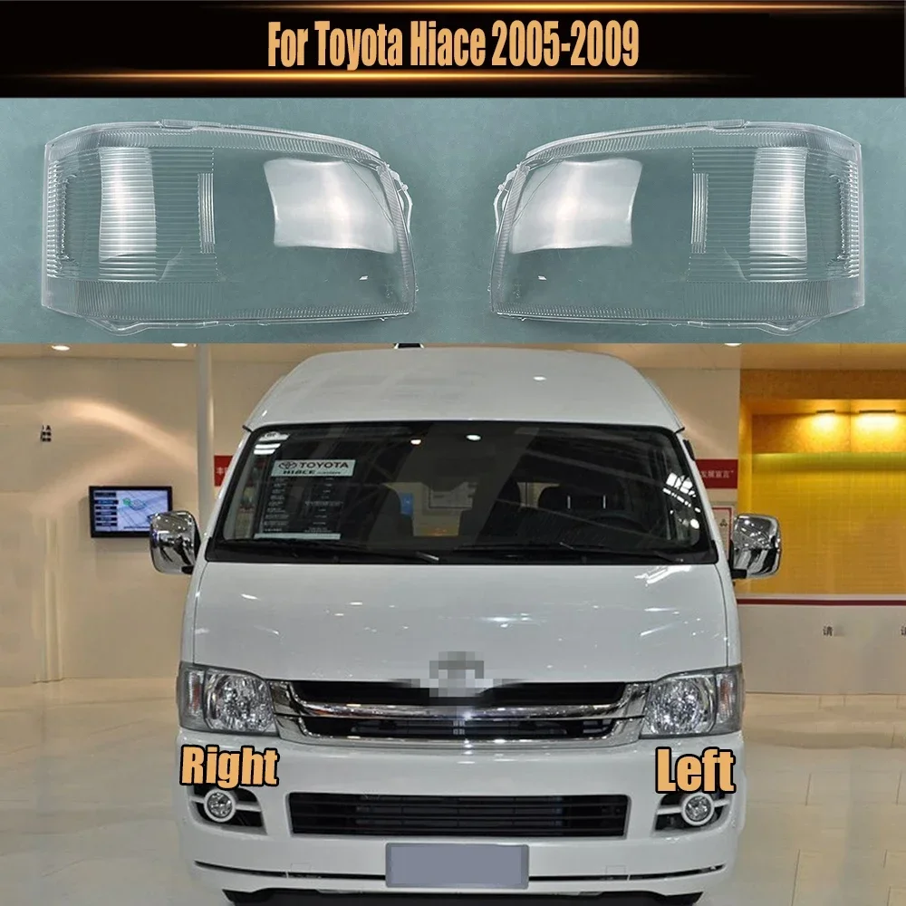 For Toyota Hiace 2005-2009 Transparent Headlight Cover Lampshade Headlamp Lamp Shell Plexiglass Replace Original Lens
For Toyota Hiace 2005-2009 Transparent Headlight Cover Lampshade Headlamp Lamp Shell Plexiglass Replace Original Lens