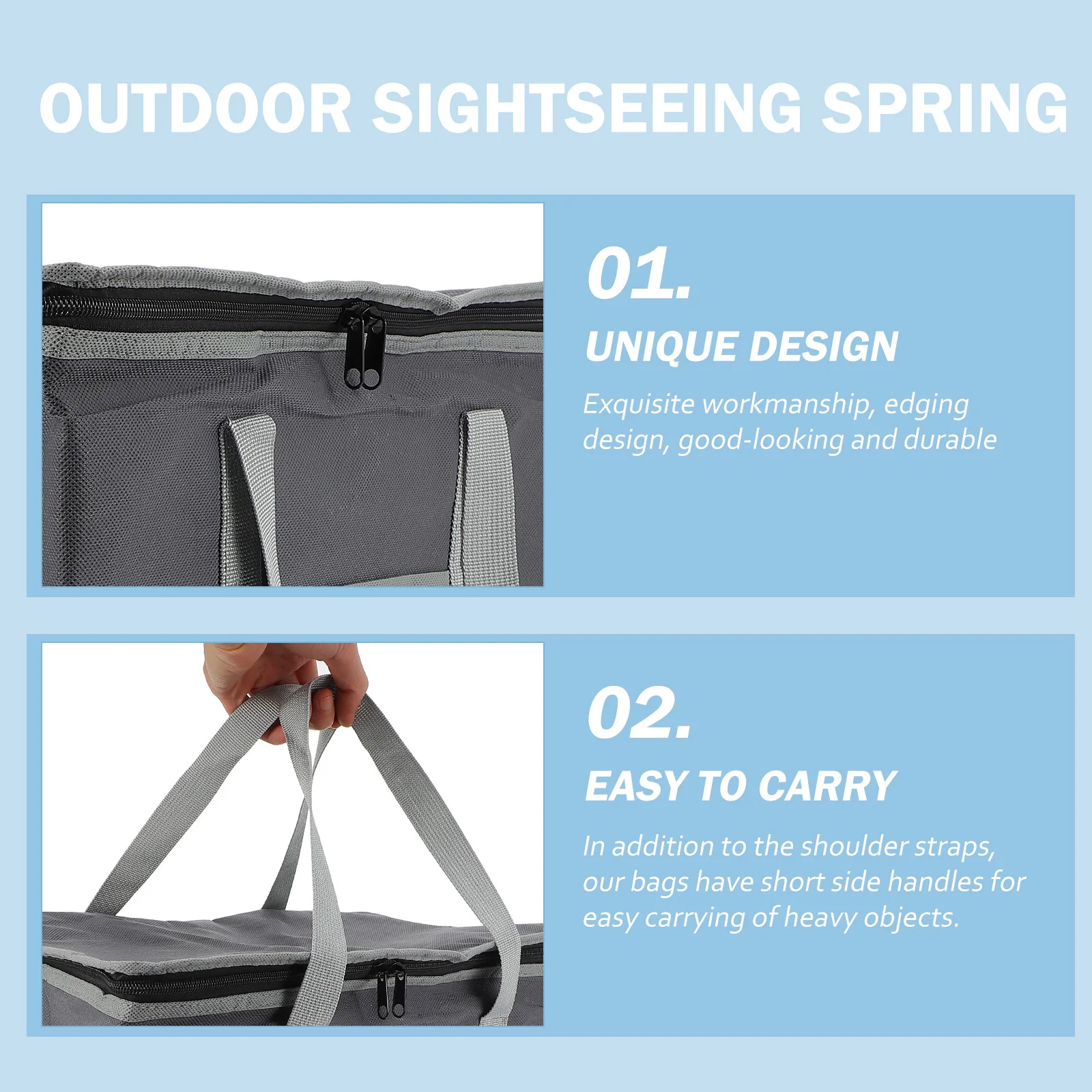 1 pc Foldable Insulation Shopping Portable Storage Pouch Camping Tote Large Capacity Non-Woven Fabric Foldable Bag For Picnic
1 pc Foldable Insulation Shopping Portable Storage Pouch Camping Tote Large Capacity Non-Woven Fabric Foldable Bag For Picnic