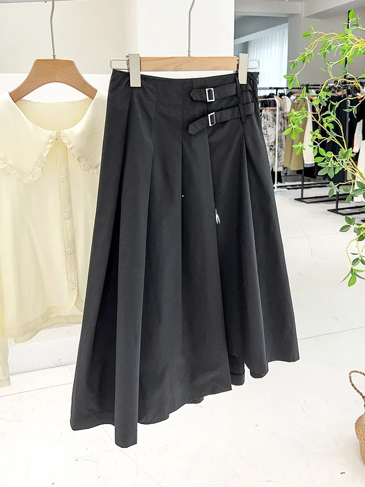 Mimifa Pure Original HAO Level Универсальный боковой пояс плиссированная юбка с высокой талией и подставкой для поездок на работу Ready Ci Wear 
Mimifa Pure Original HAO Level Универсальный боковой пояс плиссированная юбка с высокой талией и подставкой для поездок на работу Ready Ci Wear