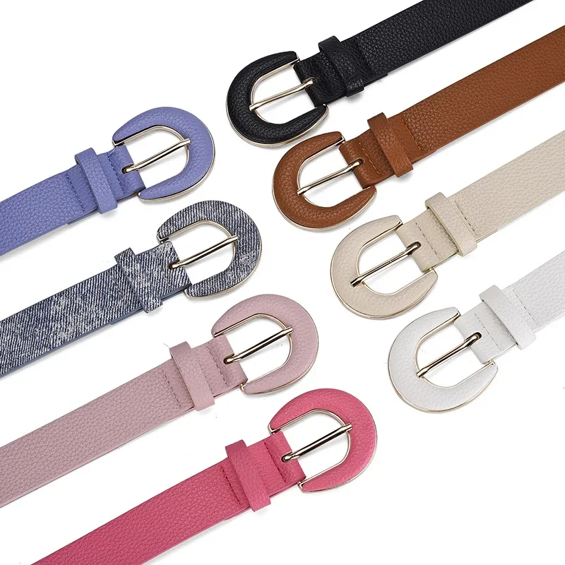 20Pcs Women's Belts for Jeans Pants Fashion Gold Buckle Dress Belt PU Belt Versatile Women Commuting Needle Buckle Student Youth
20Pcs Women's Belts for Jeans Pants Fashion Gold Buckle Dress Belt PU Belt Versatile Women Commuting Needle Buckle Student Youth