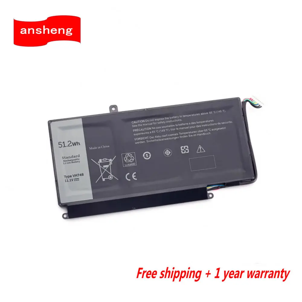 111V 51.2Wh VH748 Laptop Battery For DELL Vostro 5460 5470 5480 5560 Inspiron 14 5439
111V 51.2Wh VH748 Laptop Battery For DELL Vostro 5460 5470 5480 5560 Inspiron 14 5439