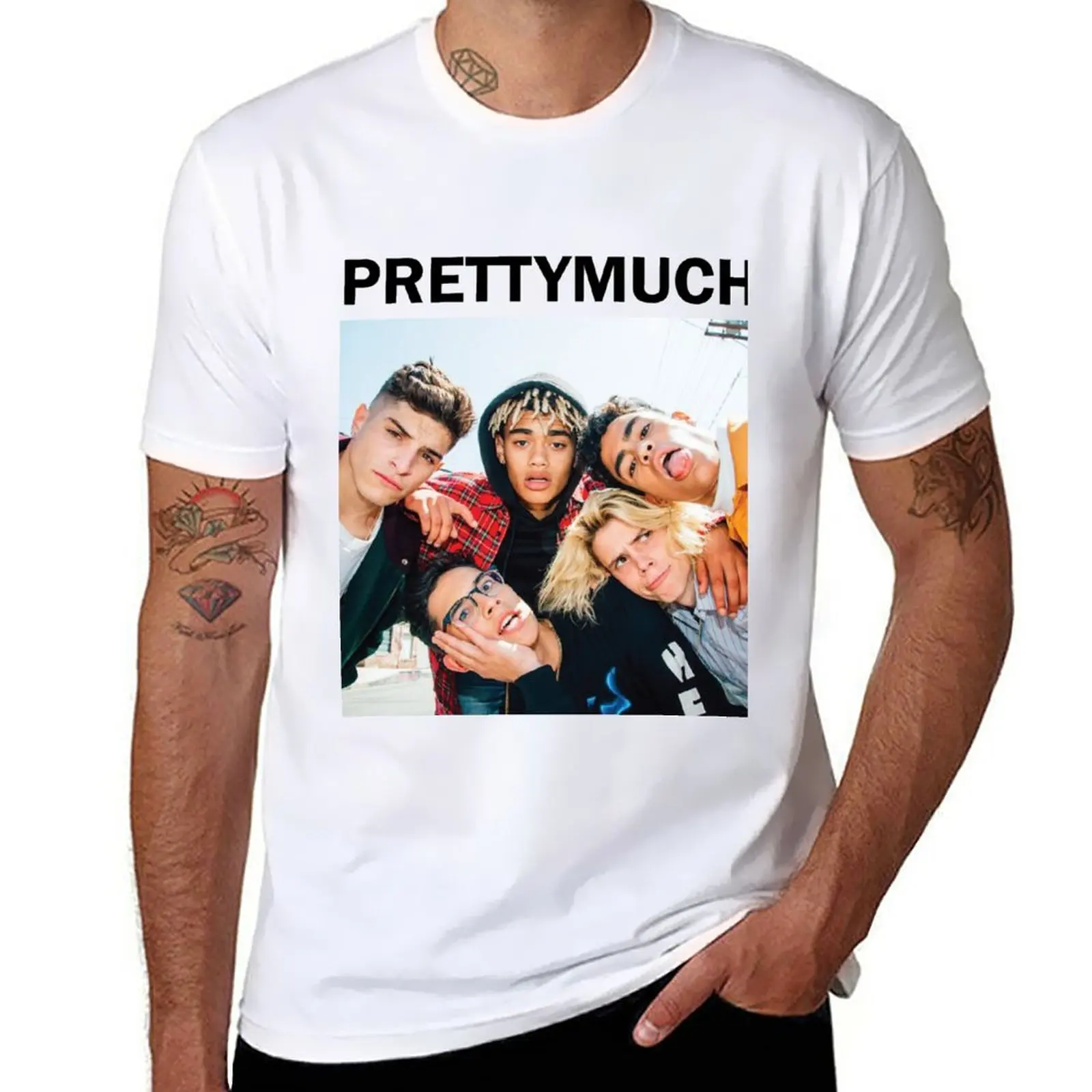 New PRETTYMUCH T-Shirt sublime t shirt Short sleeve sweat shirt clothes for men
New PRETTYMUCH T-Shirt sublime t shirt Short sleeve sweat shirt clothes for men