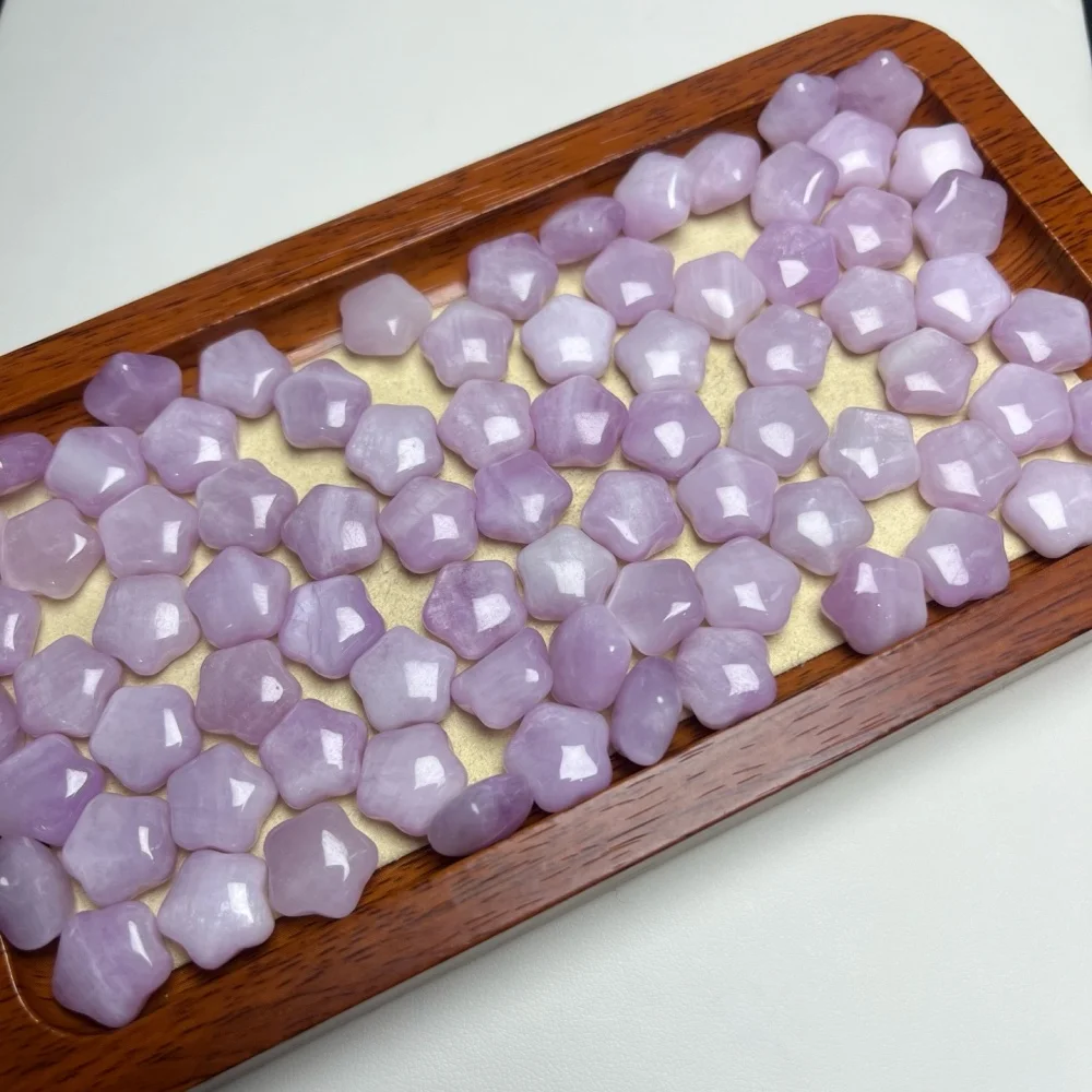10PCS Natural Kunzite Star Pendant Polished Crystal Reiki Healing Jewelry Gift Cute Rock 13mm Decoration
10PCS Natural Kunzite Star Pendant Polished Crystal Reiki Healing Jewelry Gift Cute Rock 13mm Decoration