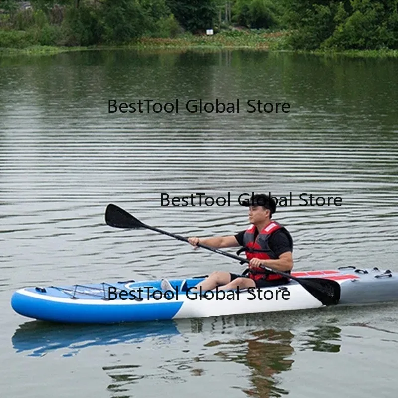 Drop Stitch Inflatable 2 Person Paddle Board Kayak with Removable Fin
Drop Stitch Inflatable 2 Person Paddle Board Kayak with Removable Fin