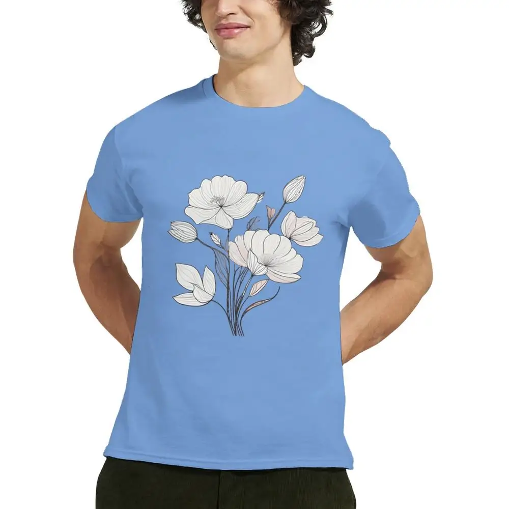 Pastel Floral T shirt Handmade Cotton with Relaxed Fit
Pastel Floral T shirt Handmade Cotton with Relaxed Fit