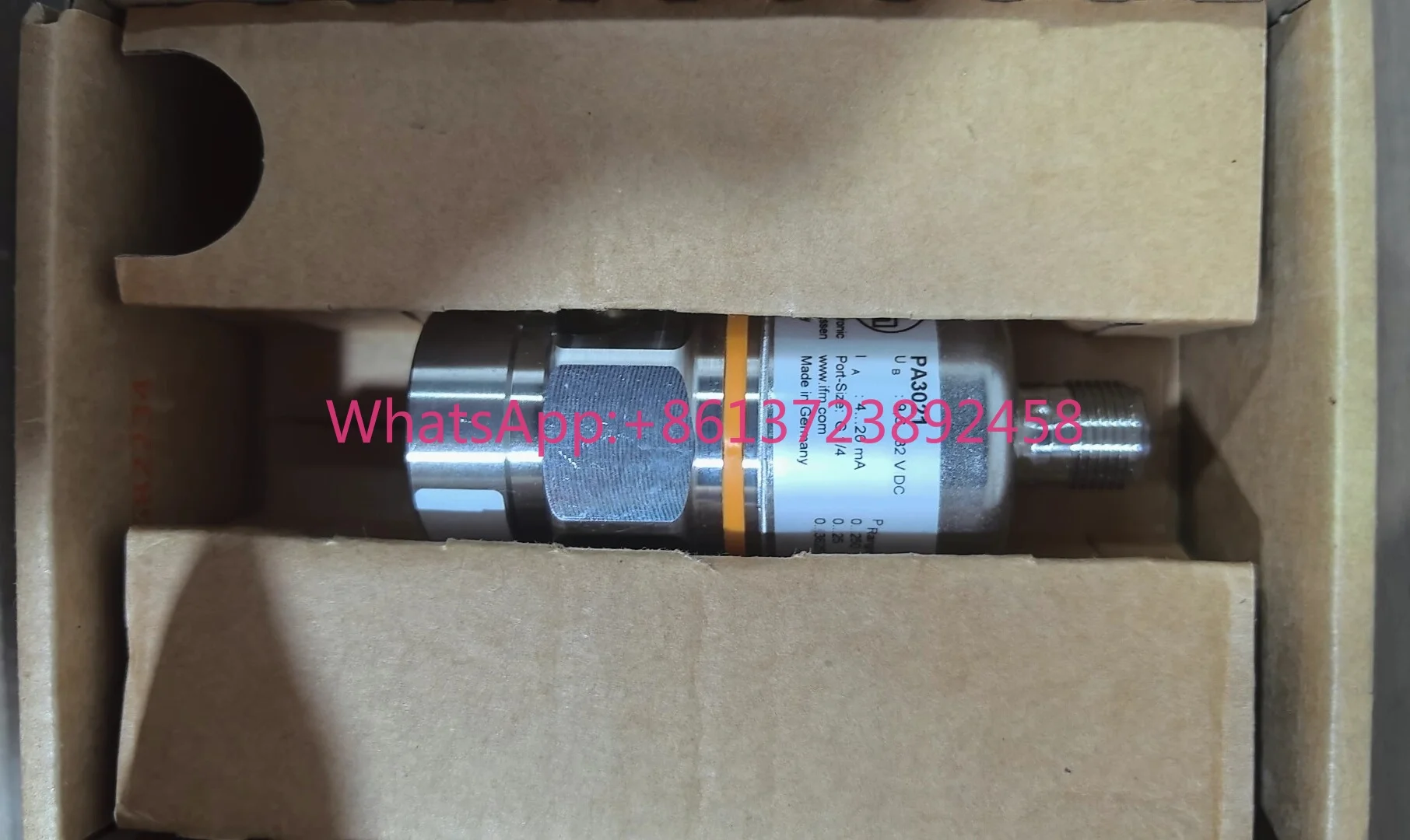 Ifm PA3021 pressure sensor, high quality
Ifm PA3021 pressure sensor, high quality
