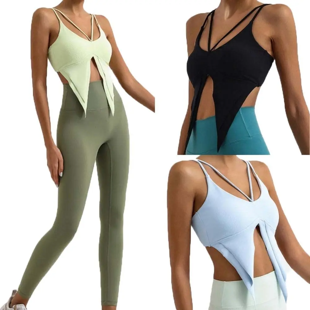 Comfortable V-neck Yoga Vest Sleeveless Quick-Drying Sports Crop Top Elastic with Chest Pad Camisole Women Female
Comfortable V-neck Yoga Vest Sleeveless Quick-Drying Sports Crop Top Elastic with Chest Pad Camisole Women Female