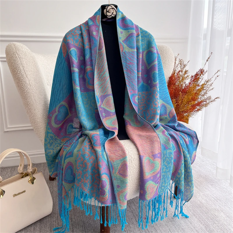 Thicken Embroidery Cashmere Winter Scarves Women Pareo Cape Warm Muslim Shawl Chunky Headscarf Wrap Ladies Elegant Poncho Turban 
Thicken Embroidery Cashmere Winter Scarves Women Pareo Cape Warm Muslim Shawl Chunky Headscarf Wrap Ladies Elegant Poncho Turban