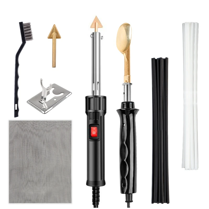 AC17-EU Plug,50W/150W Electric Soldering Iron Kit,Home Car Bumper Repair Tool,Portable Plastic Welding Machine
AC17-EU Plug,50W/150W Electric Soldering Iron Kit,Home Car Bumper Repair Tool,Portable Plastic Welding Machine