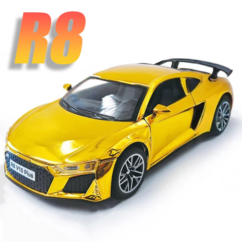 1:32 Scale R8 V10 URUS Cars Model Toys Alloy Diecast Doors Opened Pull Back Rubber Tires Miniature Vehicles Collect Souvenirs
1:32 Scale R8 V10 URUS Cars Model Toys Alloy Diecast Doors Opened Pull Back Rubber Tires Miniature Vehicles Collect Souvenirs