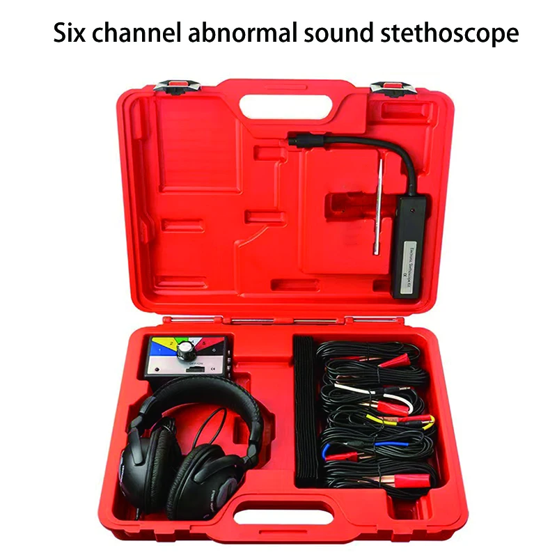 Combination Electronic Stethoscope Kit Auto Car Mechanic Noise Diagnostic Tool Six Channel Auto Mechanic Tools
Combination Electronic Stethoscope Kit Auto Car Mechanic Noise Diagnostic Tool Six Channel Auto Mechanic Tools