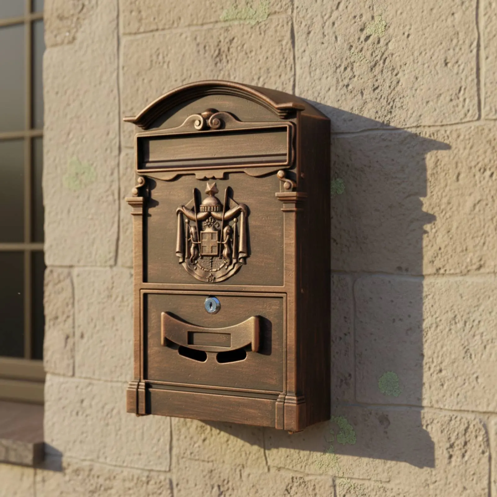 Wall Mounted Mailbox Waterproof Vintage Design Mailbox Decorative Metal Post Box Rainproof Wall Mount Locking Mailbox
Wall Mounted Mailbox Waterproof Vintage Design Mailbox Decorative Metal Post Box Rainproof Wall Mount Locking Mailbox