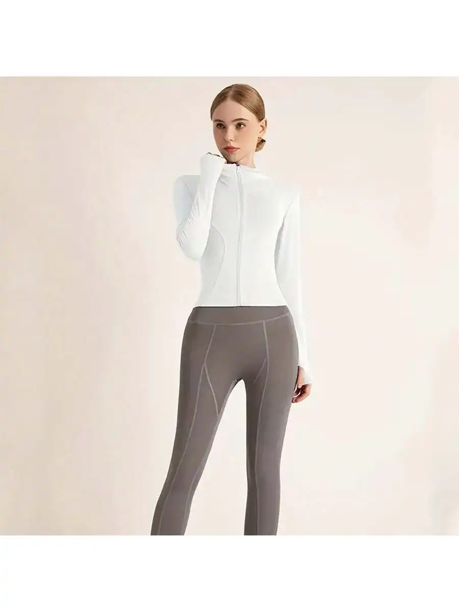 Womens Cooling Long Sleeve Zip-Up Jacket For Running Hiking Fitness
Womens Cooling Long Sleeve Zip-Up Jacket For Running Hiking Fitness