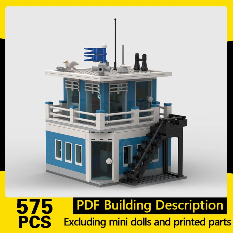 City Street View Model MOC Building Bricks Harbour Master Office Modular Technology Gifts Holiday Assemble Children Toys Suit
City Street View Model MOC Building Bricks Harbour Master Office Modular Technology Gifts Holiday Assemble Children Toys Suit