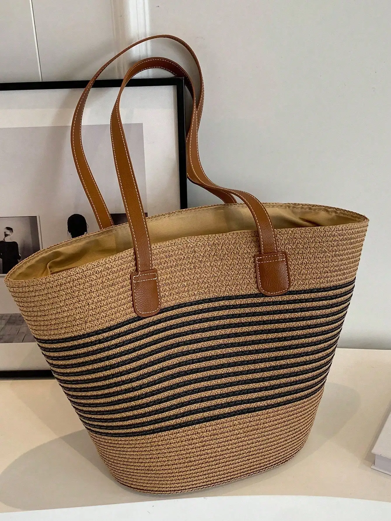 Fashionable Woven Tote Bag For Women,Large Capacity Shoulder Handbag,All-Match Commuter Outing Bucket Bag,Summer Women Bags For Vacation,Holiday, Straw Purse, Straw Beach Bag, Beach Necessities, Beach Essentials,Beach Stuff & Summer Essentials, Wicker Bag
Fashionable Woven Tote Bag For Women,Large Capacity Shoulder Handbag,All-Match Commuter Outing Bucket Bag,Summer Women Bags For Vacation,Holiday, Straw Purse, Straw Beach Bag, Beach Necessities, Beach Essentials,Beach Stuff & Summer Essentials, Wicker Bag