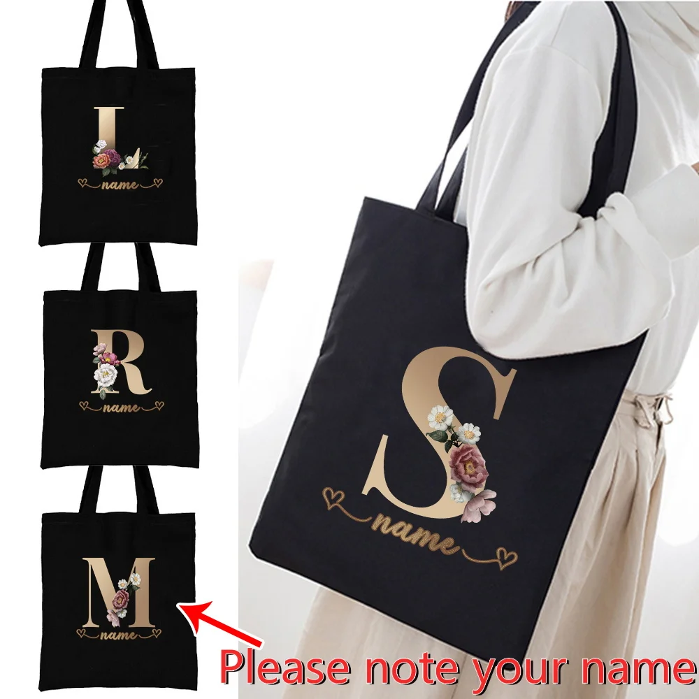 Customized Rose Gold Letter Foldable Shopping Bag Reusable Eco-friendly Grocery Bag Women's Shopping Bag Student Canvas Handbag
Customized Rose Gold Letter Foldable Shopping Bag Reusable Eco-friendly Grocery Bag Women's Shopping Bag Student Canvas Handbag