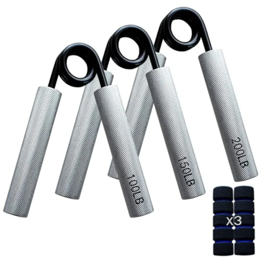 Тренажер для развития силы хвата, металлический, с нескользящей рукояткой, для тренировки рук и предплечий, усиленный, черный, с антискользящим покрытием
Тренажер для развития силы хвата, металлический, с нескользящей рукояткой, для тренировки рук и предплечий, усиленный, черный, с антискользящим покрытием