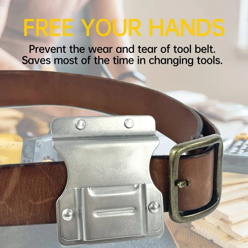 High Strength Clip-On Tool Suitable For Cordless Drills, Impact Drills, Nailers, Tape Measures, And Anything Else With A Hanging
High Strength Clip-On Tool Suitable For Cordless Drills, Impact Drills, Nailers, Tape Measures, And Anything Else With A Hanging