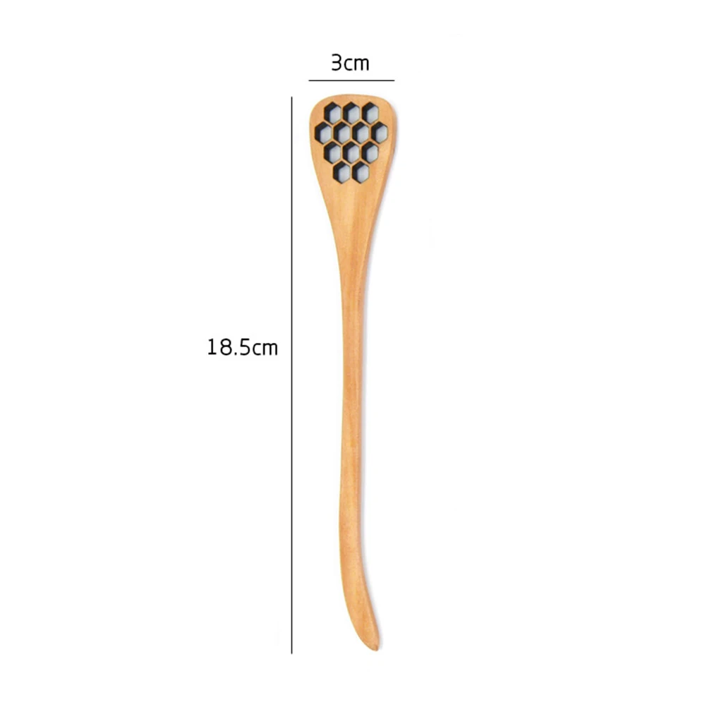5 PCS Syrup Solid Wood Mixing Spoon Honey Comb Sticks Bamboo Dipper Hollow Stirrer 
5 PCS Syrup Solid Wood Mixing Spoon Honey Comb Sticks Bamboo Dipper Hollow Stirrer