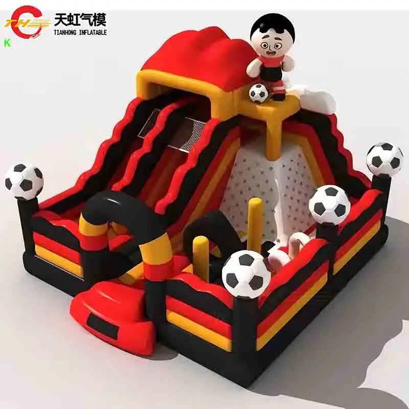 2026 Футбольный новый дизайн, надувной дом для прыжков, небольшой надувной футбольный надувной замок с воздуходувкой
2026 Футбольный новый дизайн, надувной дом для прыжков, небольшой надувной футбольный надувной замок с воздуходувкой