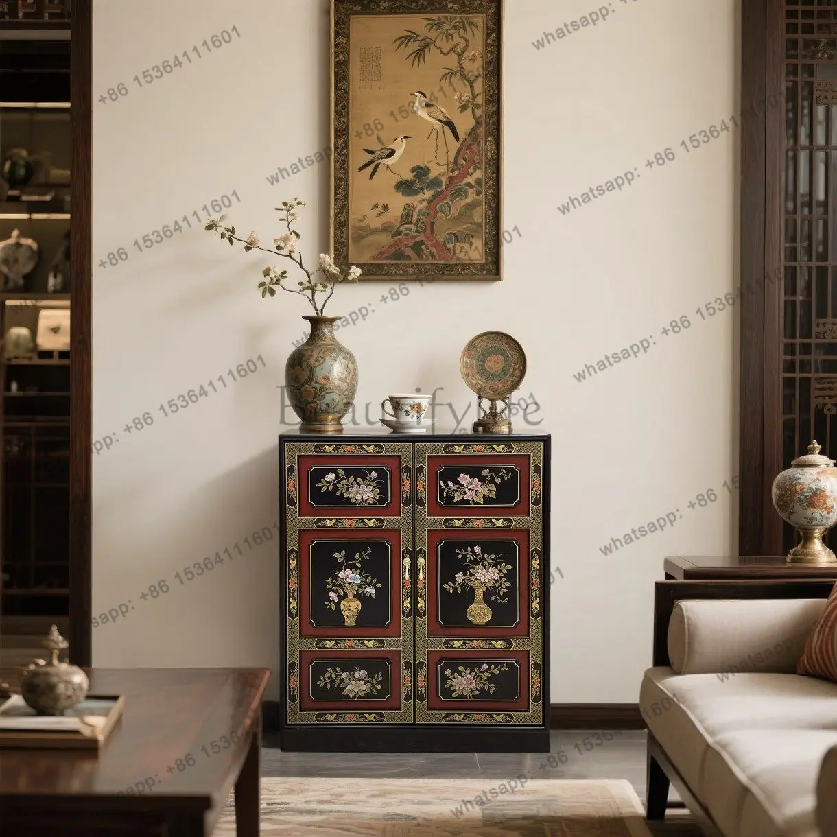 TS80 new Chinese solid wood painted dining side cabinet classical entrance cabinet 82 * 38 * 96cm
TS80 new Chinese solid wood painted dining side cabinet classical entrance cabinet 82 * 38 * 96cm