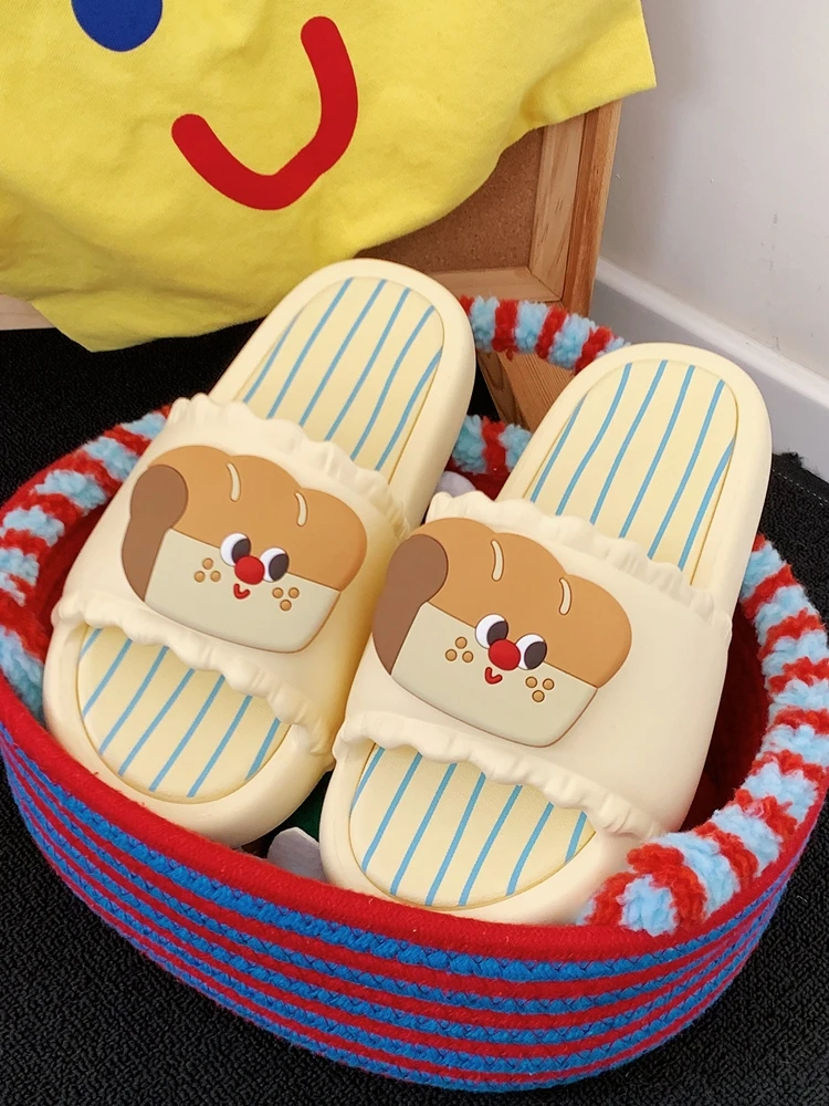 Women Slipper Thick Sole Slip On Slippers Fun And Cute Toast Women's Summer Fashion Home EVA Bathroom Slippers
Women Slipper Thick Sole Slip On Slippers Fun And Cute Toast Women's Summer Fashion Home EVA Bathroom Slippers