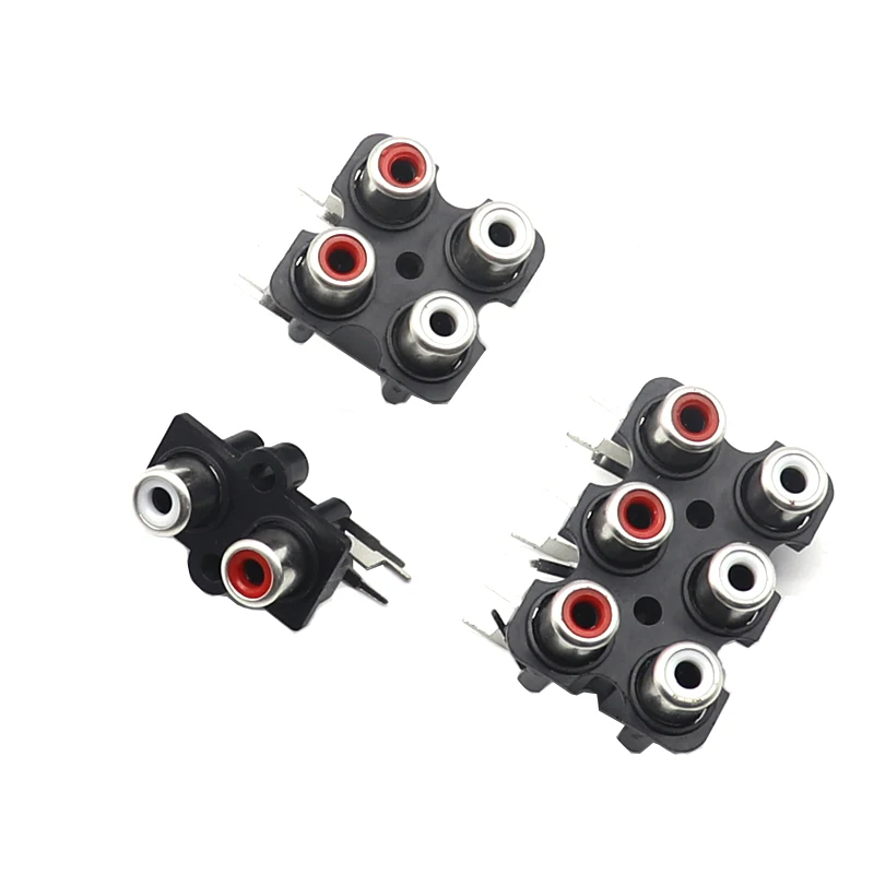 【10-2PCS】2/4/6 Hole RCA Female Jack Connector RCA Stereo Audio Video AV Signal Interface Socket Connector RCA Adapter
【10-2PCS】2/4/6 Hole RCA Female Jack Connector RCA Stereo Audio Video AV Signal Interface Socket Connector RCA Adapter