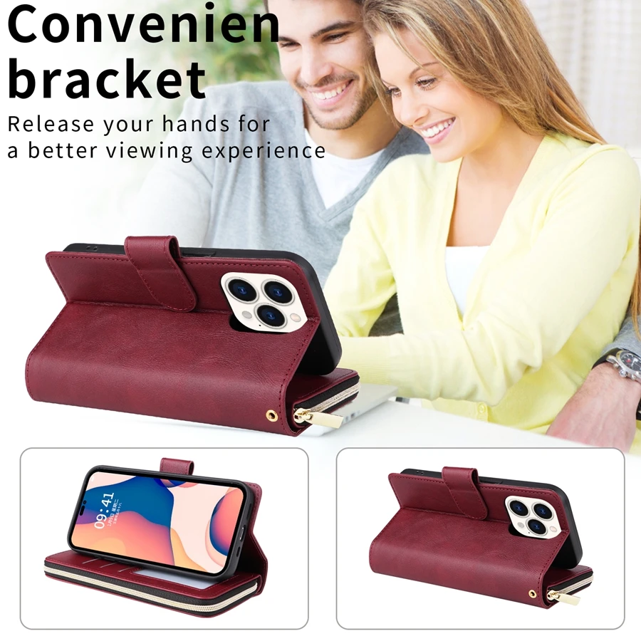New Style Wallet Luxury 9-Card Leather Case For Samsung Galaxy S23 Ultra S22 Ultra S21 Plus S20 FE S10 Lite S9 S8 Note 20 Ultra
New Style Wallet Luxury 9-Card Leather Case For Samsung Galaxy S23 Ultra S22 Ultra S21 Plus S20 FE S10 Lite S9 S8 Note 20 Ultra