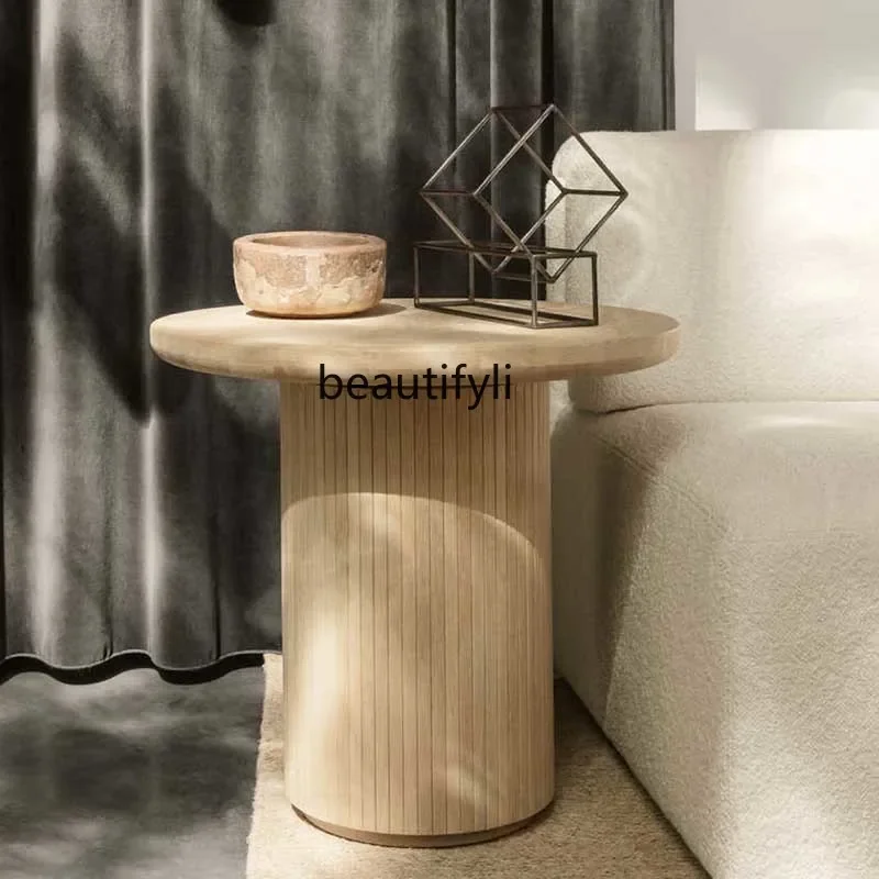 K185 Nordic solid wood round edge few living room cream wind French medieval coffee table round wabi sabi wind
K185 Nordic solid wood round edge few living room cream wind French medieval coffee table round wabi sabi wind