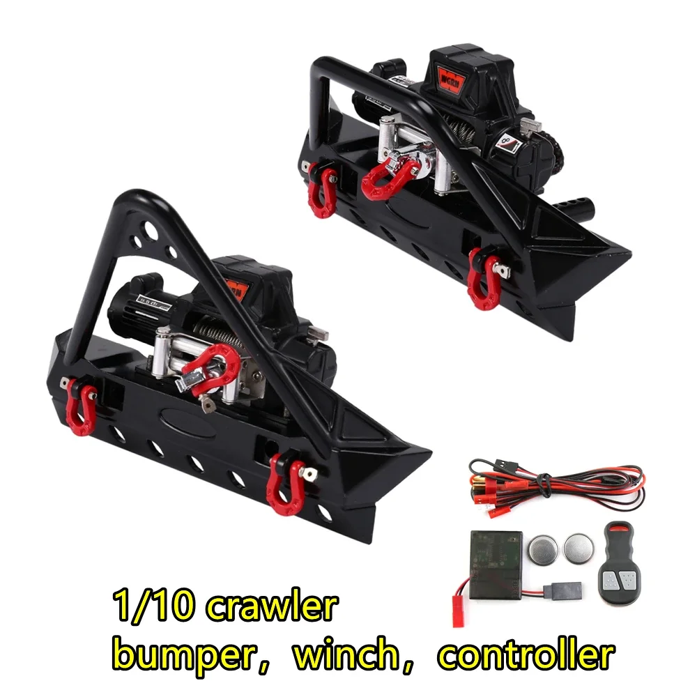 GGRC Metal Front Bumper Automatic Winch Remote Controller Receiver for 1/10 RC Crawler Car TRX4 SCX10 D90 YIKONG Redcat RC4WD
GGRC Metal Front Bumper Automatic Winch Remote Controller Receiver for 1/10 RC Crawler Car TRX4 SCX10 D90 YIKONG Redcat RC4WD