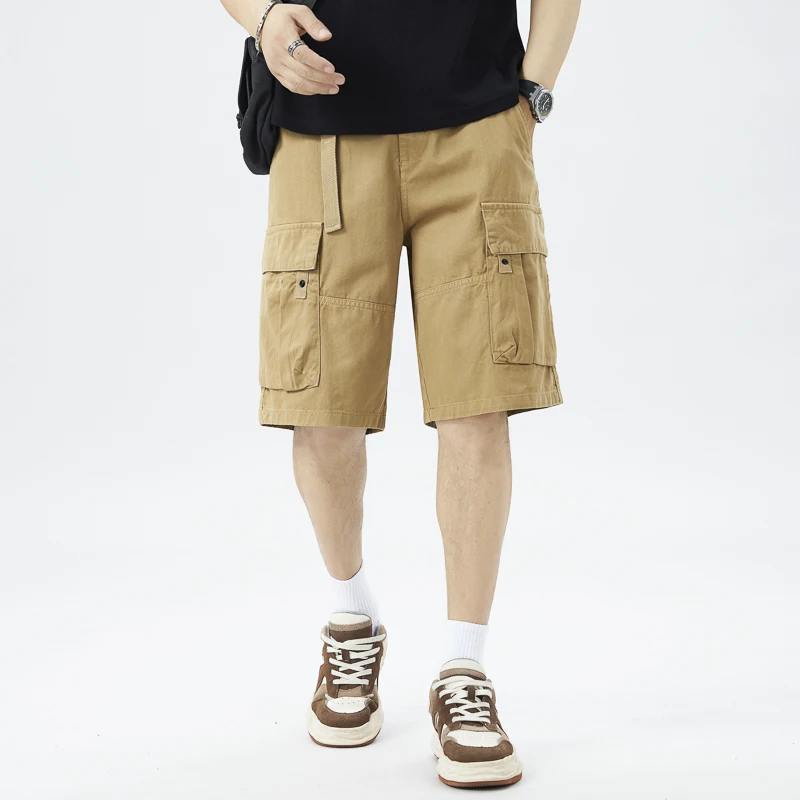 Summer Outdoor Multi-pocket Pure Cotton Shorts Men Streetwear Fashion Loose Casual Cargo Short Pants Work Shorts
Summer Outdoor Multi-pocket Pure Cotton Shorts Men Streetwear Fashion Loose Casual Cargo Short Pants Work Shorts