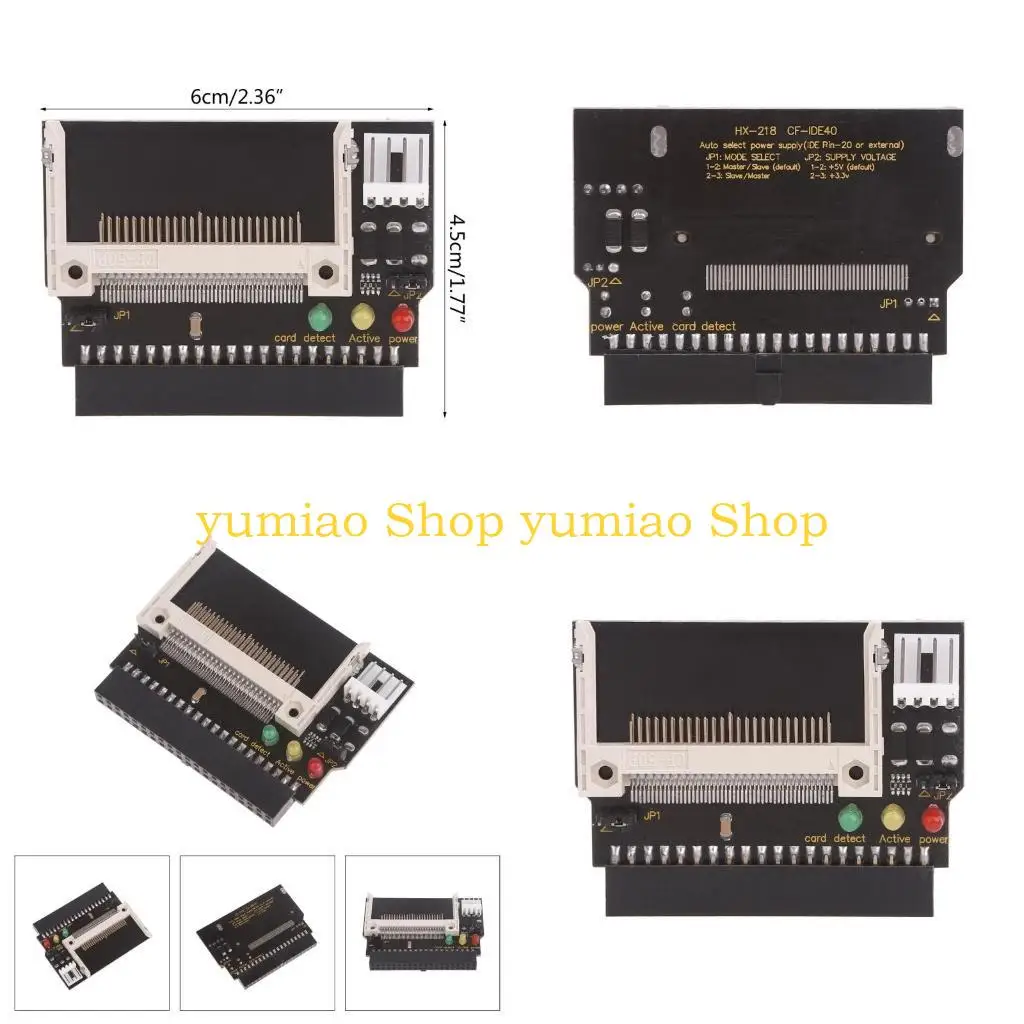 587B Compact Flash Memory Card to Laptop 3.5" 40Pin Drive Board HDD IDE Adapter Female Electronics Disk Card Conversion
587B Compact Flash Memory Card to Laptop 3.5" 40Pin Drive Board HDD IDE Adapter Female Electronics Disk Card Conversion
