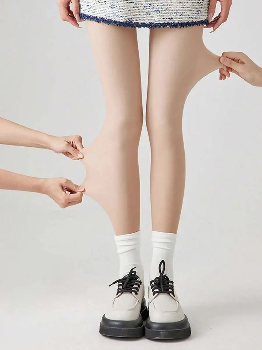 1 Pair Women's Cozy Natural Skin Tone Sheer Thermal Lined Warming Tights, High Elasticity, Non-Slip
1 Pair Women's Cozy Natural Skin Tone Sheer Thermal Lined Warming Tights, High Elasticity, Non-Slip